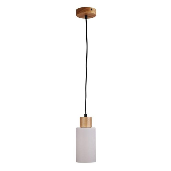 Nina Glass & Timber Pendant Light
