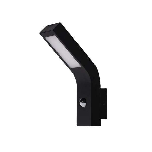 Vanguard LED Outdoor Sensor Wall Light Balck 240v