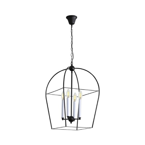 Langdon Metal Chandelier Light Black