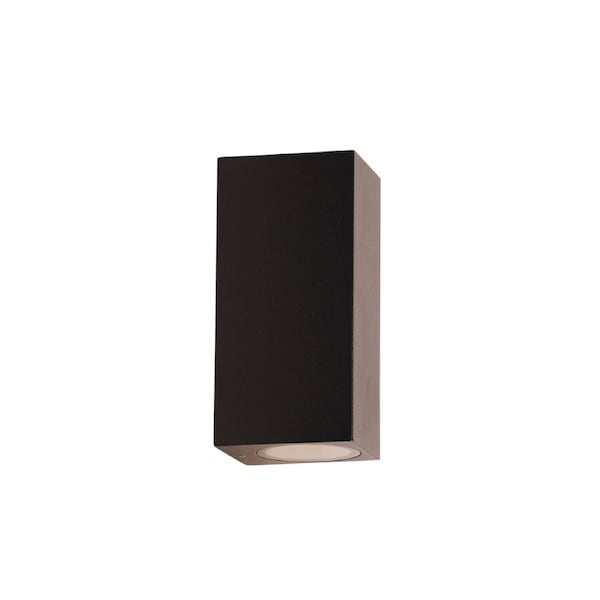 Atlas Twin Outdoor Wall Light Black
