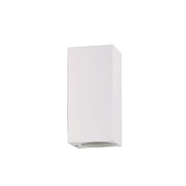 Atlas Twin Outdoor Wall Light White