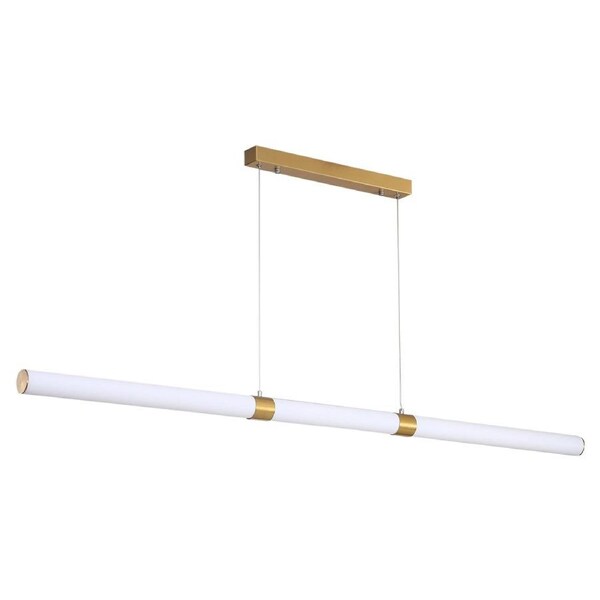 Kallita&nbsp;Opal Matt cm LED Pendant Light Satin Brass 150cm