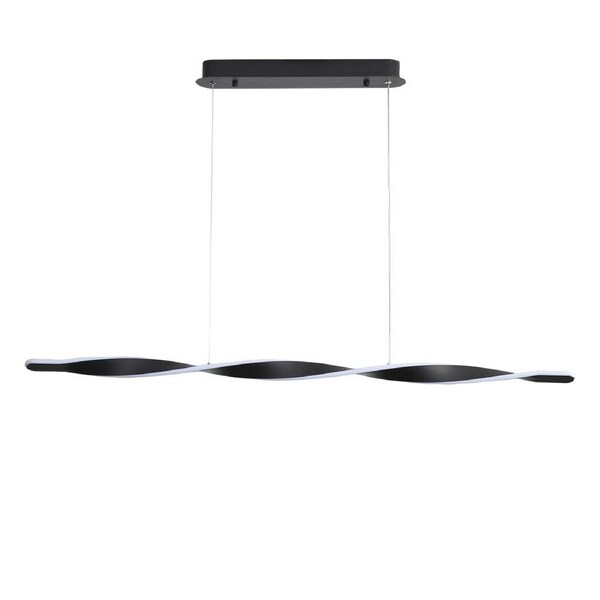 Aeon LED Pendant Light Black 120cm
