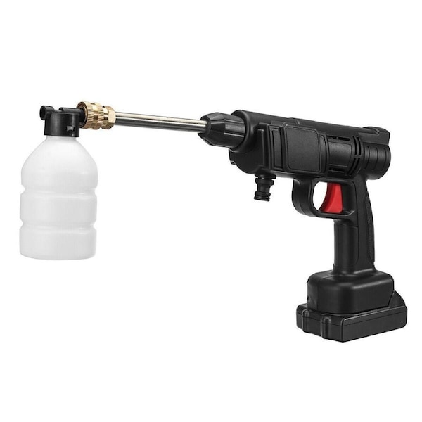 Cordless Electric High Pressure Water Spray Gun Car Washer Cleaner W/ 2 Battery