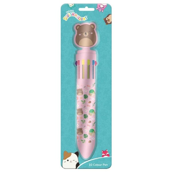 Squishmallows Cottage Collection Multi-Coloured Pen Omar The Bear