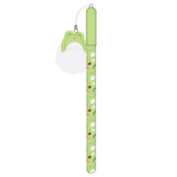Squishmallows Cottage Collection Pom Pom Ballpen Wendy The Frog