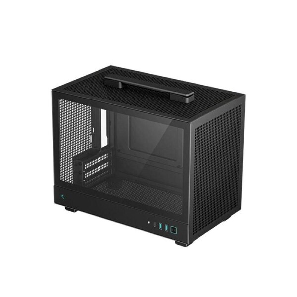 DeepCool CH160 Ultra-Portable Mini-ITX Case, Mesh and Glass Panels,Full Sized Air Cooler Support, Carry handle 336?200?283.5mm
