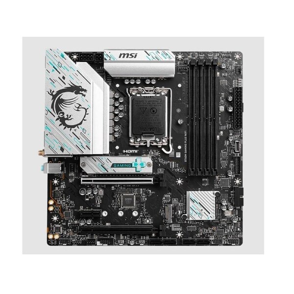 MSI B760M GAMING PLUS WIFI ATX Motherboard, 4x DDR5~192GB, 5x PCI-E x 16, 2x M.2, 4x SATA, 2x USB 3.2 , 4x USB 2.0 1 USBx C