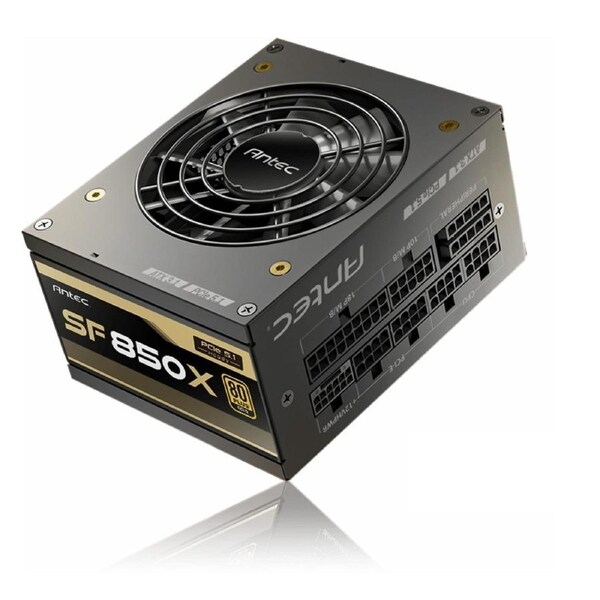 Antec SFX 850w 80+ Gold, Fully-Modular, ATX 3.1, PCI-E 5.1, 92mm Silent Fan, Japanese Caps, Zero RPM, Compact Power Supply, PSU,7 Years Warranty 2024