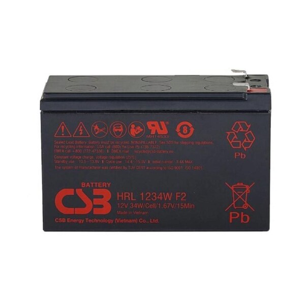 PowerShield 12V 9AH Battery, 10 Year Design Life, compatible with all PowerShield UPS models, long-lasting power source