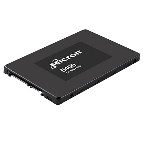 Micron 5400 MAX 3.84TB 2.5' SATA Enterprise SSD 540R/520W MB/s 95K/70K IOPS 24528TBW 5DWPD 3M hrs MTTF AES 256-bit encryption Server Data Centre 5yrs