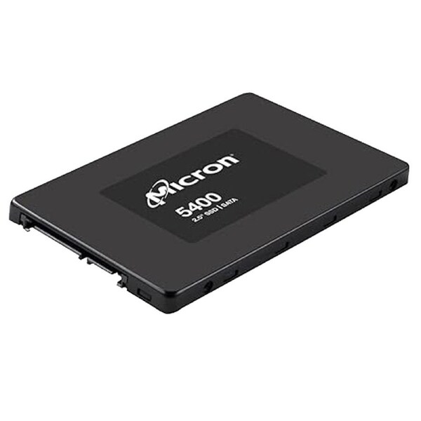 Micron 5400 MAX 1.92TB 2.5' SATA Enterprise SSD 540R/520W MB/s 95K/75K IOPS 17520TBW 5DWPD 3M hrs MTTF AES 256-bit encryption Server Data Centre 5yrs