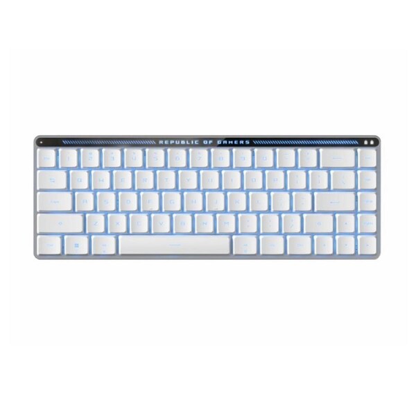 ASUS ROG Falchion RX BL Low Profile Wireless Gaming Keyboard, Tri-mode Connection, ROG Omni Receiver, Intuitive control