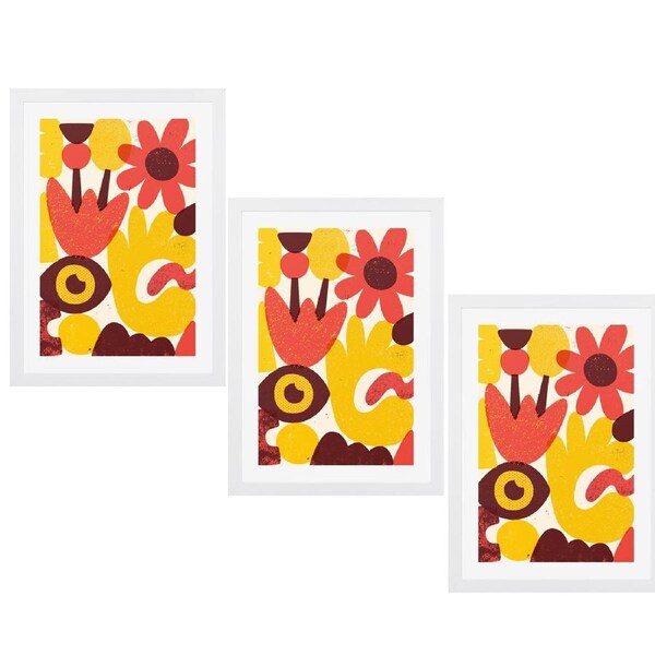 ACA 3PCS White Kids Art Artwork Frames Photo A3 Drawing Painting Portrait Display