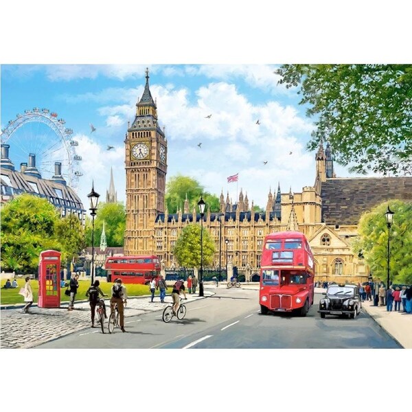 Castorland - Busy Morning In London Puzzle 1000pc