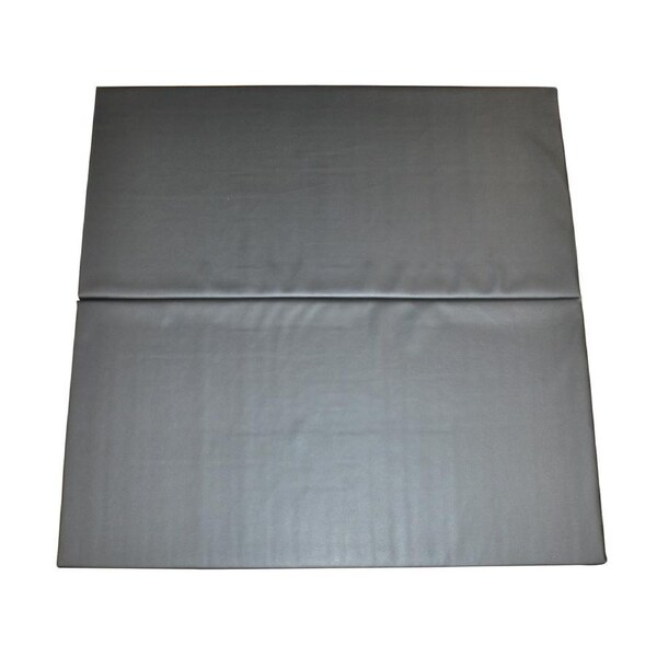 Black 150cm x 120cm x 4cm Gymnastics Mat - 2-Piece Folding Gym Exercise Yoga Mat
