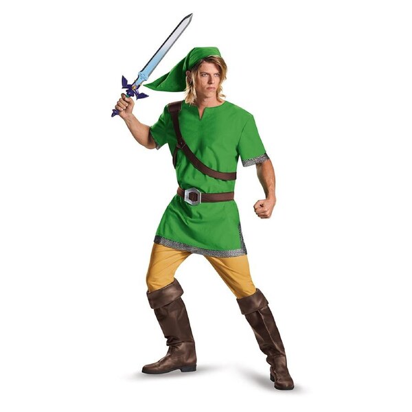Costume Nintendo Legend Of Zelda Link Classic Adult L/XL Size 42-46