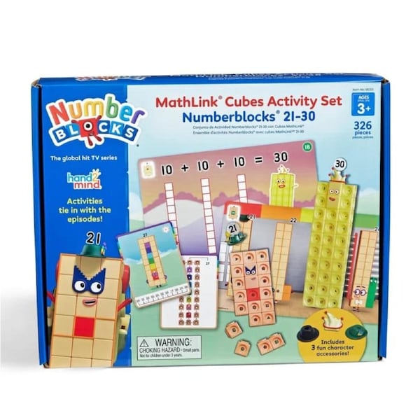 Numberblocks MathLink Cubes 21-30 Activity Set