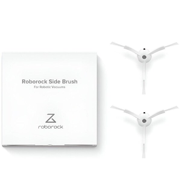 Roborock Side Brushes For S8, S7, S6, S5, Q5, Q7, Q8, Qrevo Series WHITE, Genuine
