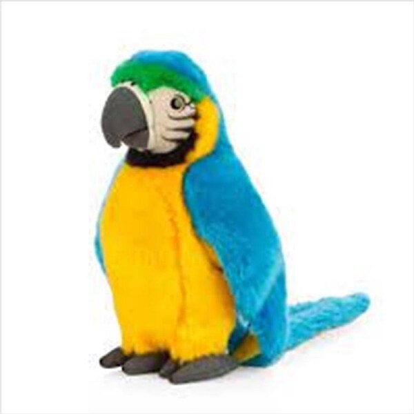 Living Nature Blue Macaw 24cm Plush Toy