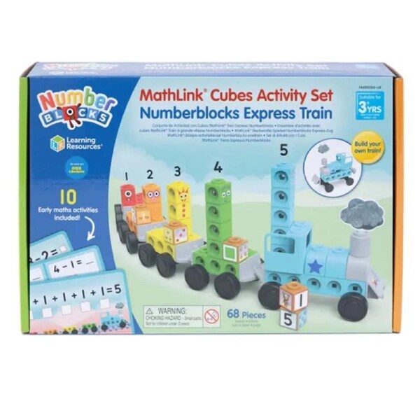 NumberBlocks Express Train MathLink Cube Activity Set