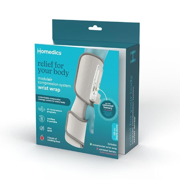 Homedics Modulair Hand & Wrist Compression Wrap Sleeve and Controller