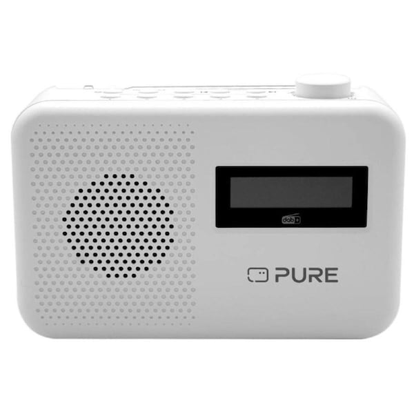 Pure Elan One2 DAB+/FM LCD Display Bluetooth Portable Radio - Cotton White