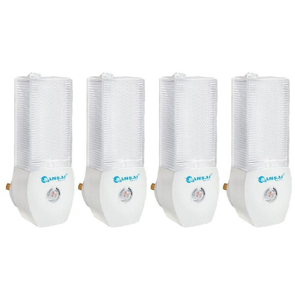 4x Sansai Automatic Sensor Activated LED Home Soft Glow Night Light 240V 0.4W