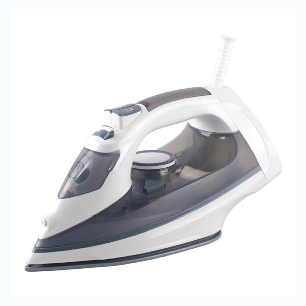 Dolphy Electric Steam Iron - 1800W Ceramic Soleplate Iron in White and Grey, Powerful Steam Function, Fast Heating & Ergonomic Design
