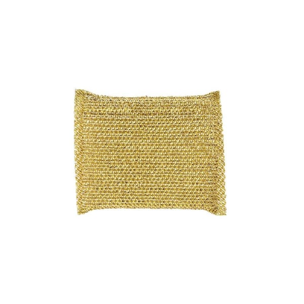 8PK Non Scratch Mesh Sponge Metallic Silver and Gold