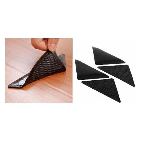 Rug Gripper 2x Reusable , Keeps Your Rugs and Mats in Place - 4 Pack