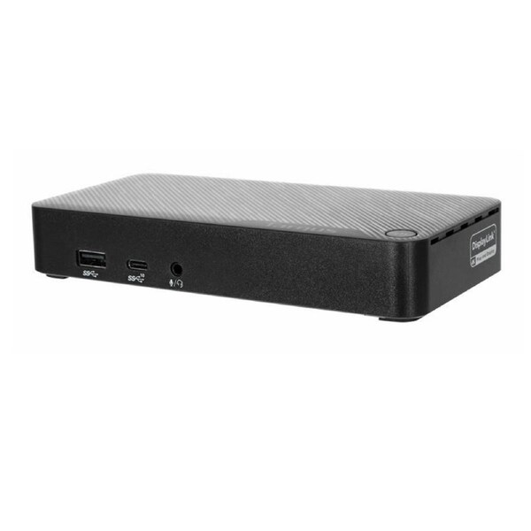 Targus Universal USB-C Dual Video 4K Docking Station with 65W Power Delivery Support 1x5K or 2x4K UHD@60Hz 2xDP USB-C 3xUSB-A GLAN Audio Combo