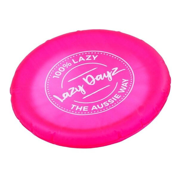 Lazy Dayz Inflatable Frisbee - Pink