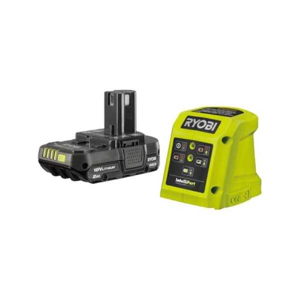 Ryobi 18V ONE+ 2.0Ah Battery and Charger Kit for power tools