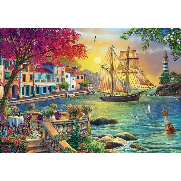 Anatolian - Beautiful Sunset In The Town Puzzle 2000pc