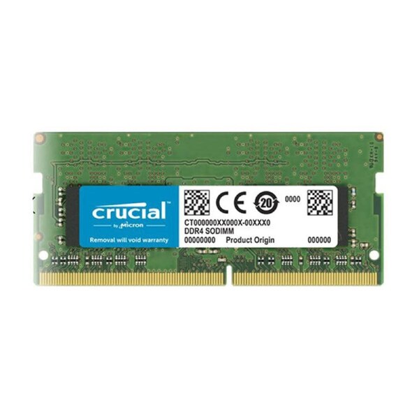 Crucial Dual Ranked Single Stick Notebook Laptop Memory Ram 32Gb