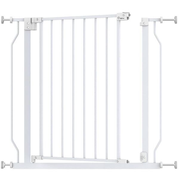 Advwin Pet Safety Gate 76cm Safety Fence Extended Gate Barrier Stairs Doorway