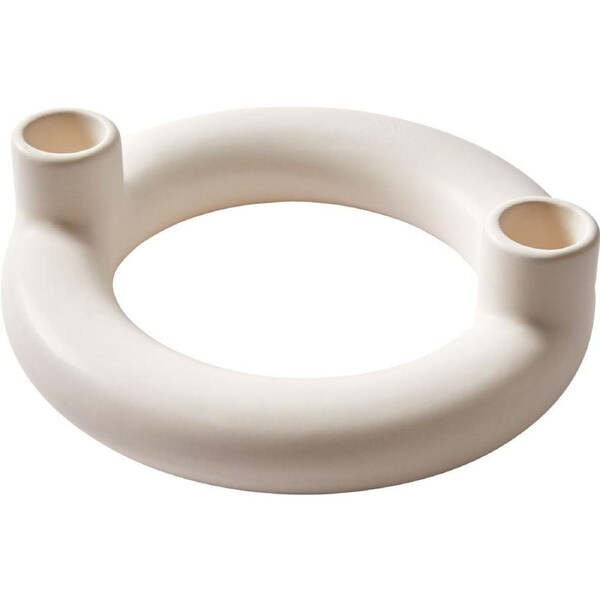 Neale Whitaker Candle Holder - Eggshell