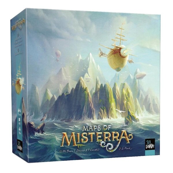 Maps of Misterra Board Game