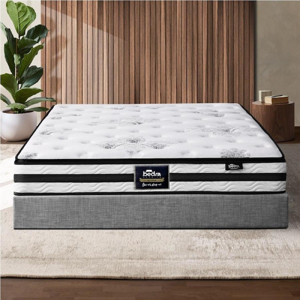 Bedra Queen Double Single King Single Mattress Luxury Bonnell Spring Foam 22cm Queen