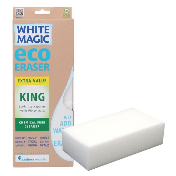 White Magic Eraser 28cm Sponge Multipurpose Kitchen Cleaner Rectangle King