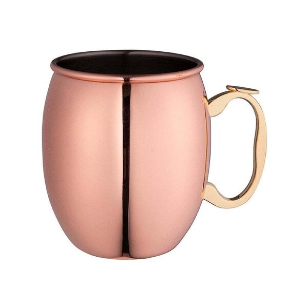 Avanti 600ml Stainless Steel Moscow Mule Mug w/ Handle Cold Drink Cup Copper