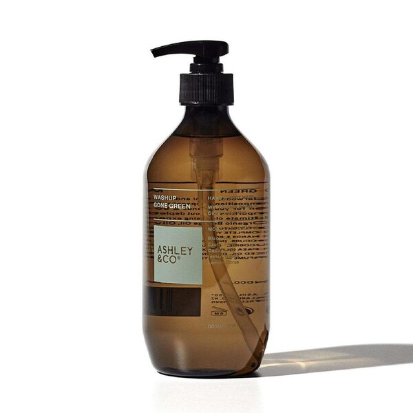 Ashley & Co WashUp Gone Green 500ml Hand/Body Wash Liquid Soap Mortar & Pestle