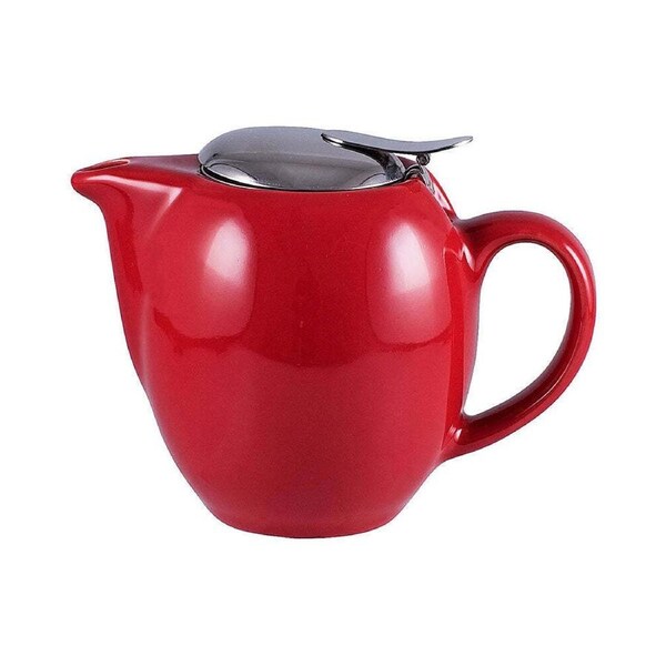 Avanti Camelia 350ml Ceramic Teapot w/ Infuser Tea Maker Kettle Fire Engine Red