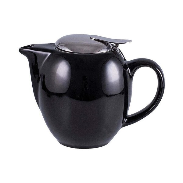 Avanti Camelia 350ml Ceramic Teapot w/ Infuser Tea Brewing Maker Kettle Black