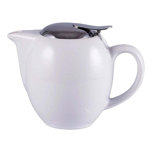 Avanti Camelia 350ml Ceramic Teapot w/ Infuser Tea Brewing Maker Kettle White