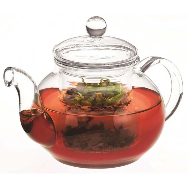Avanti Eden 350ml Glass Teapot w/ Infuser Tea Brewing Maker Kettle Pot Clear