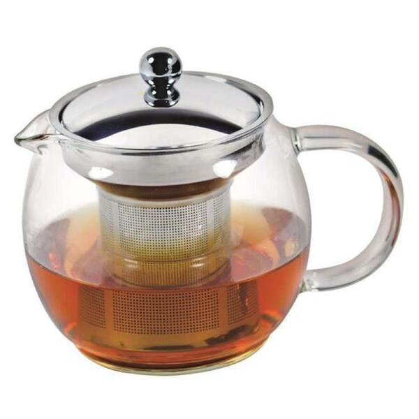 Avanti Eden 750ml Glass Teapot w/ Infuser Tea Brewing Maker Kettle Pot Clear
