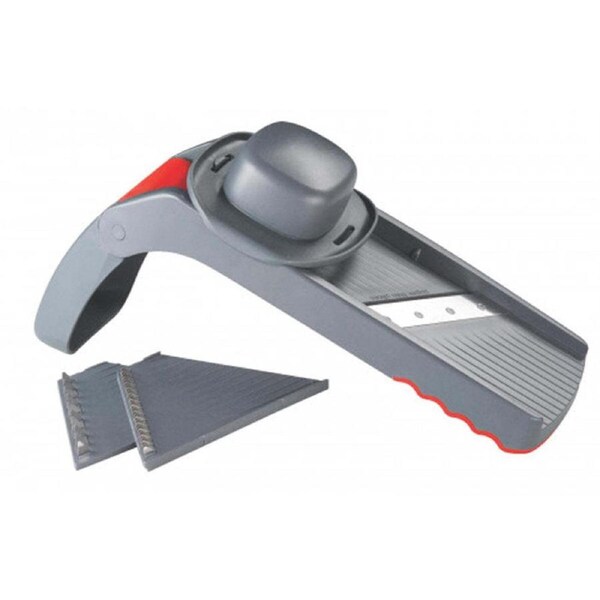 Avanti Folding Mandolin Slicer w/ 5 Cutting Blades Fruit/Vegetable Slicer Grey