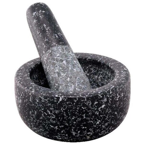 Avanti Granite 9.5cm Speckled Mortar & Pestle Herb/Nut Crusher Grinder/Pounder